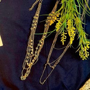 Silver Long Necklace Bundle